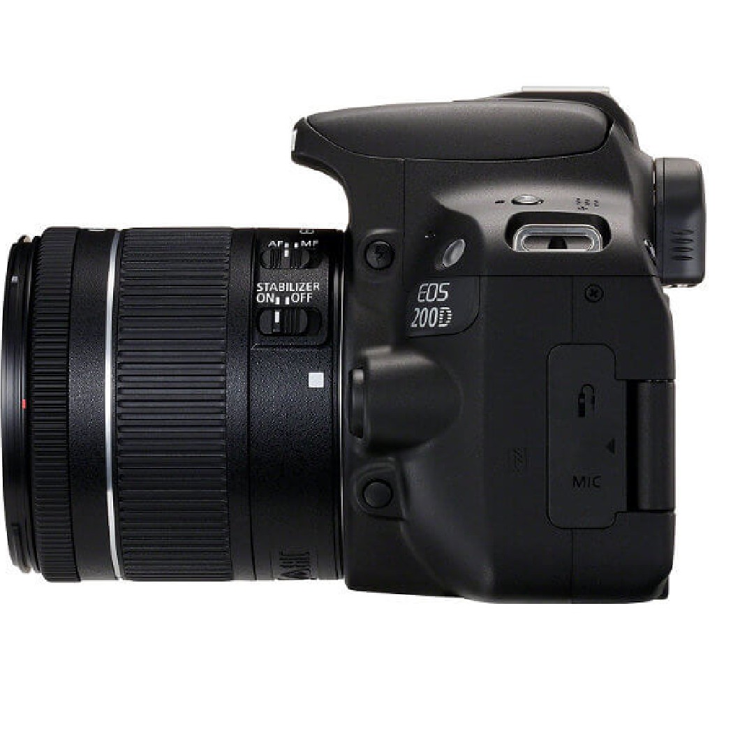 Camara Canon Eos 200d Ef-s 18-55 Is Stm Kit Negro