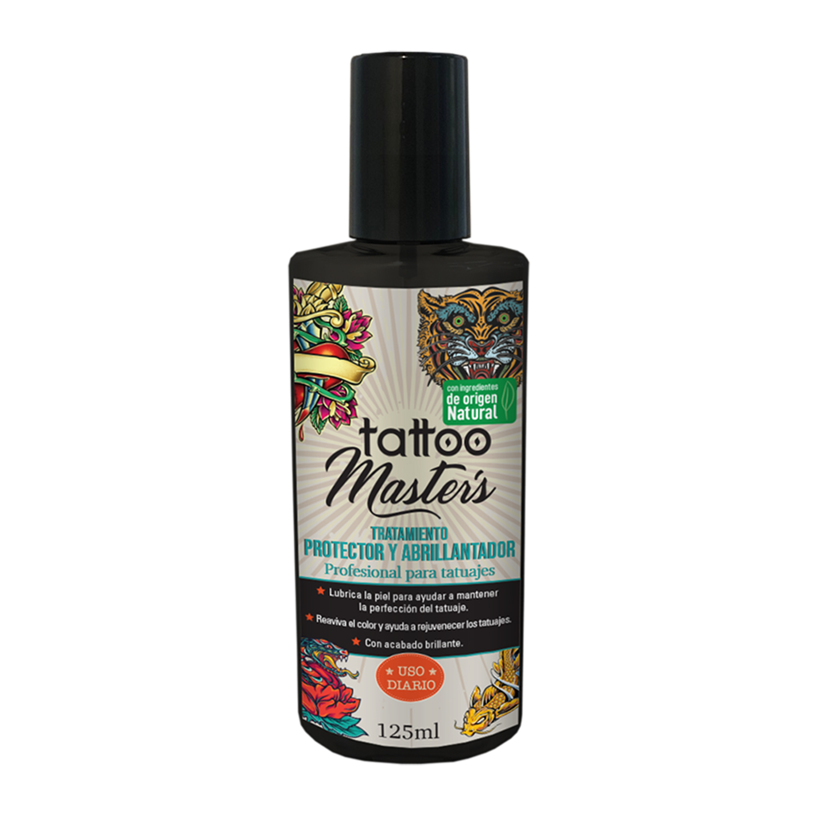 Tattoo master´s protector-abrillanta p/tatuaje 125ml c/u - 3 piezas
