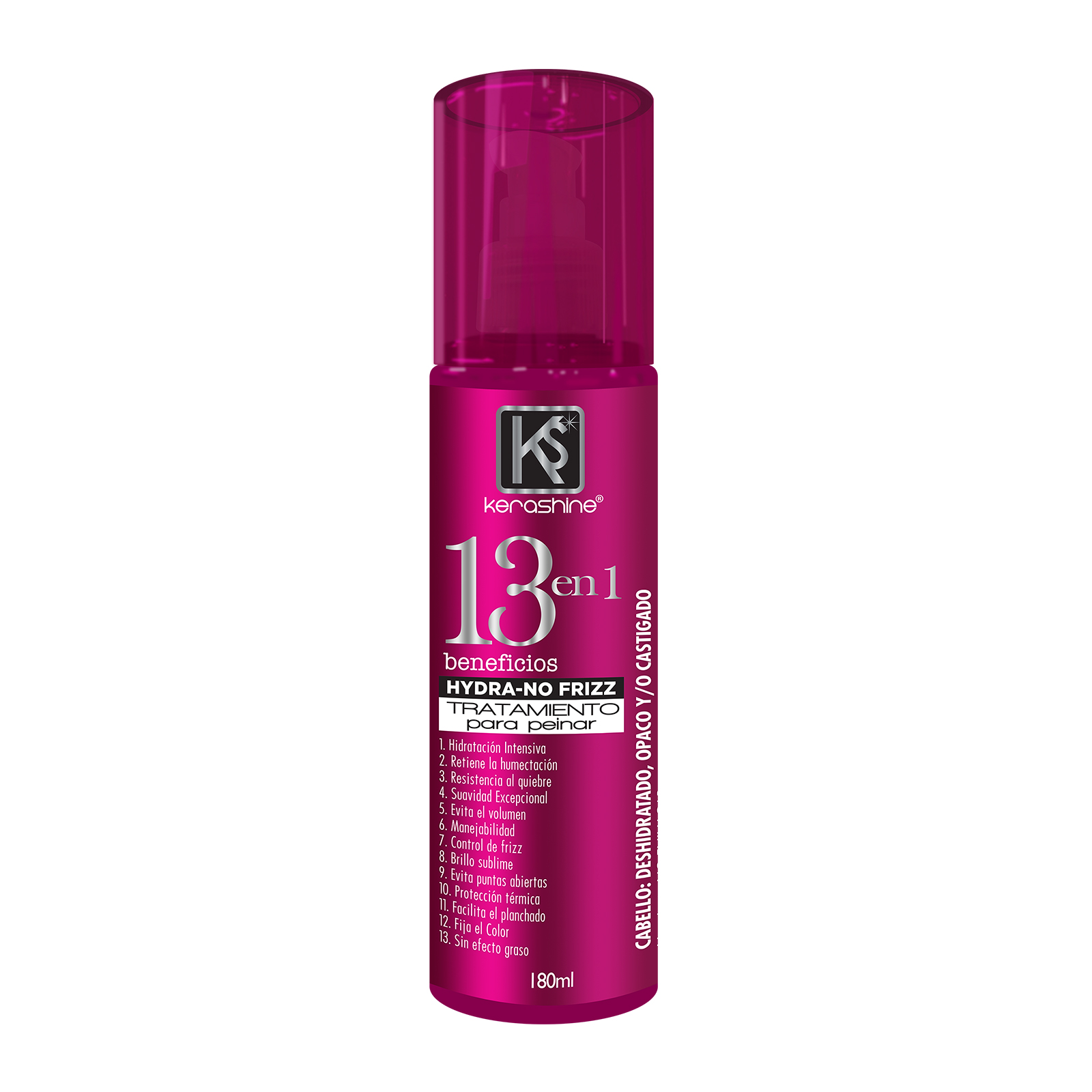 kerashine tratamiento 13 beneficios argan, reconstrucion y no frizz 180 ml c/u - 3 pz