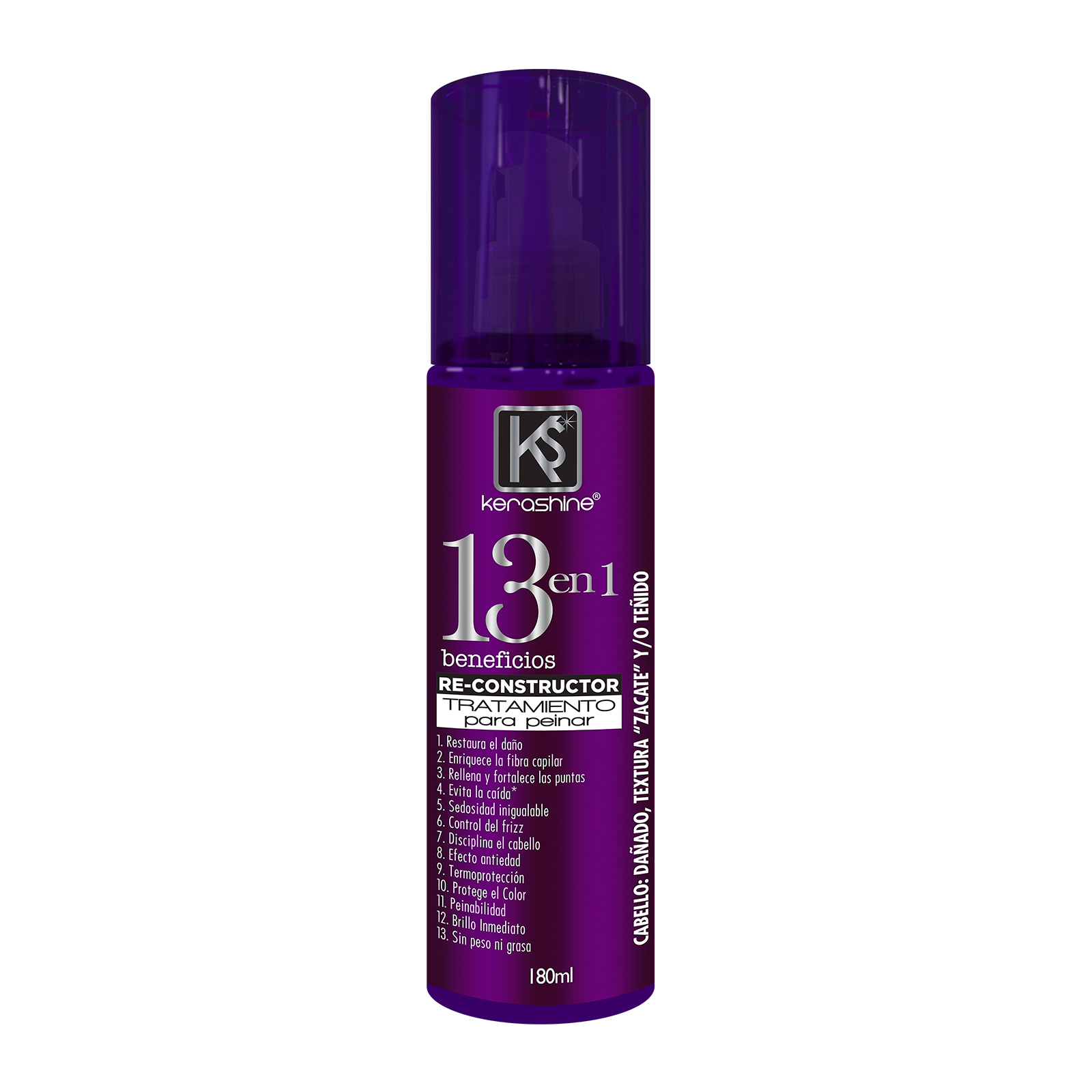 kerashine tratamiento 13 beneficios argan, reconstrucion y no frizz 180 ml c/u - 3 pz