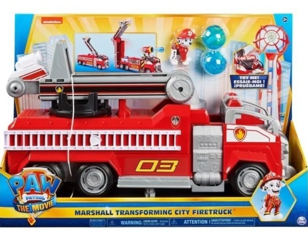CAMION BOMBERO DE MARSHALL PAW PATROL SPIN MASTER 