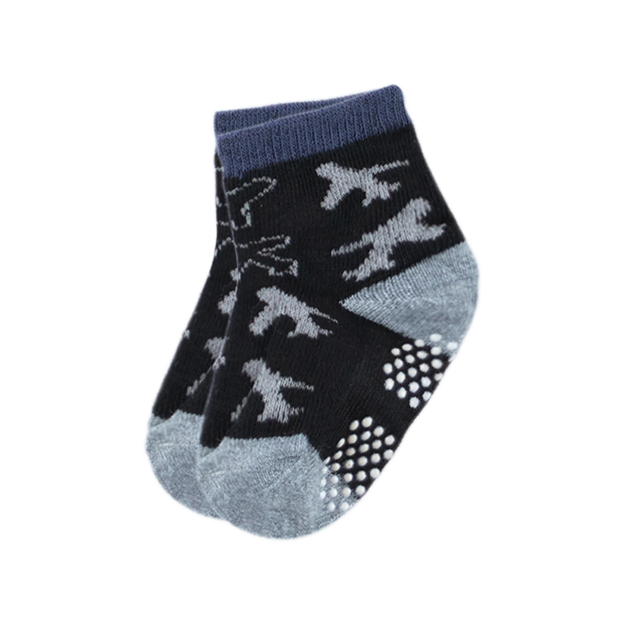 Calcetines De Algodón Antideslizante Para Bebé 12 Pares