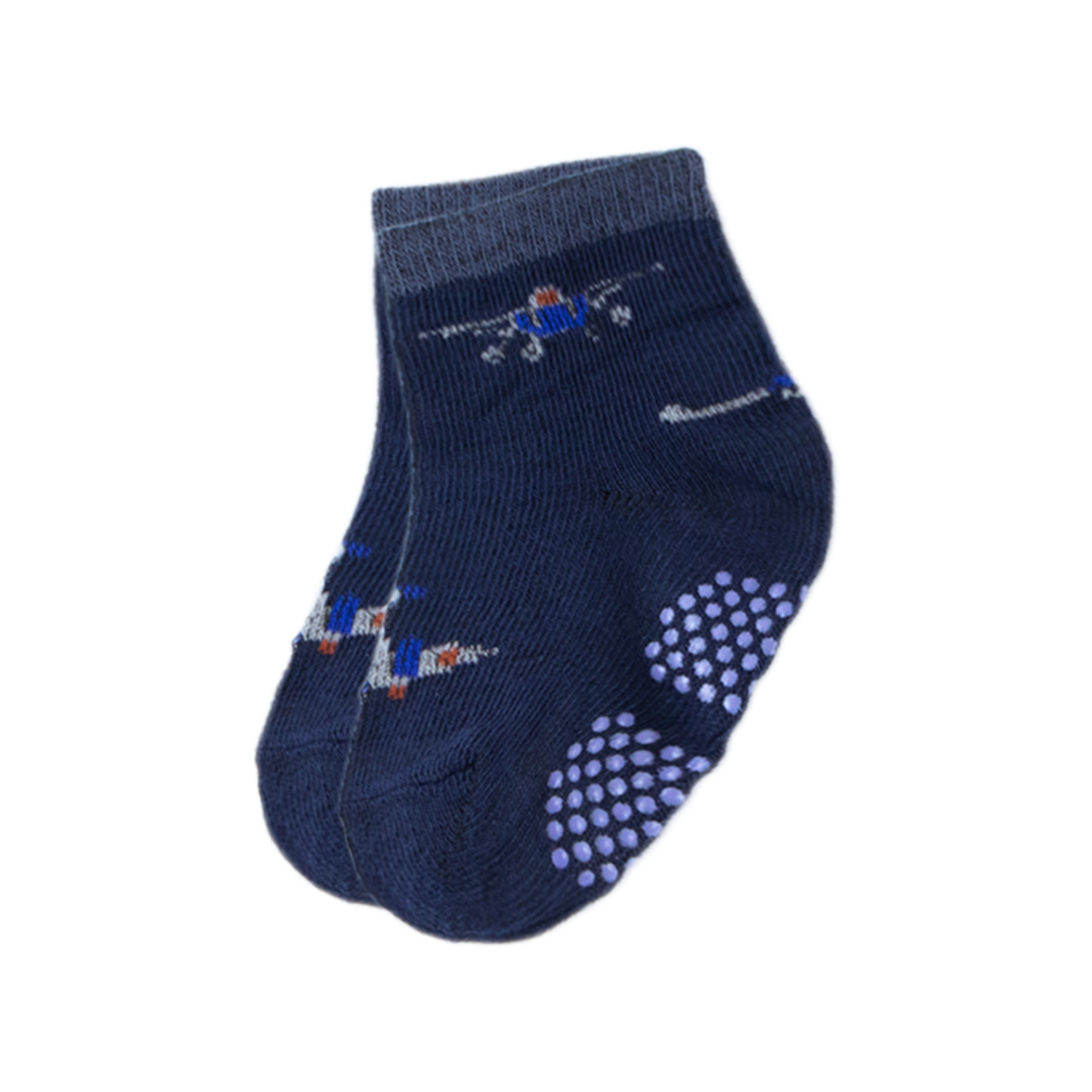 Calcetines De Algodón Antideslizante Para Bebé 12 Pares