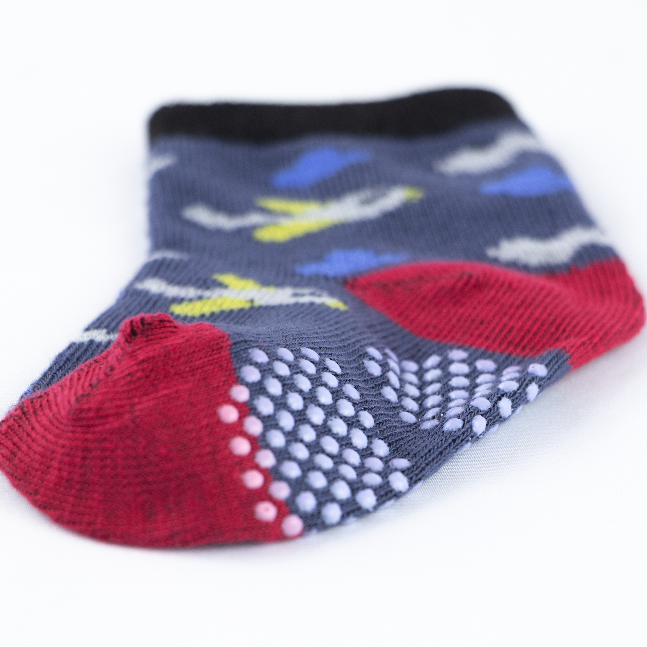 Calcetines De Algodón Antideslizante Para Bebé 12 Pares