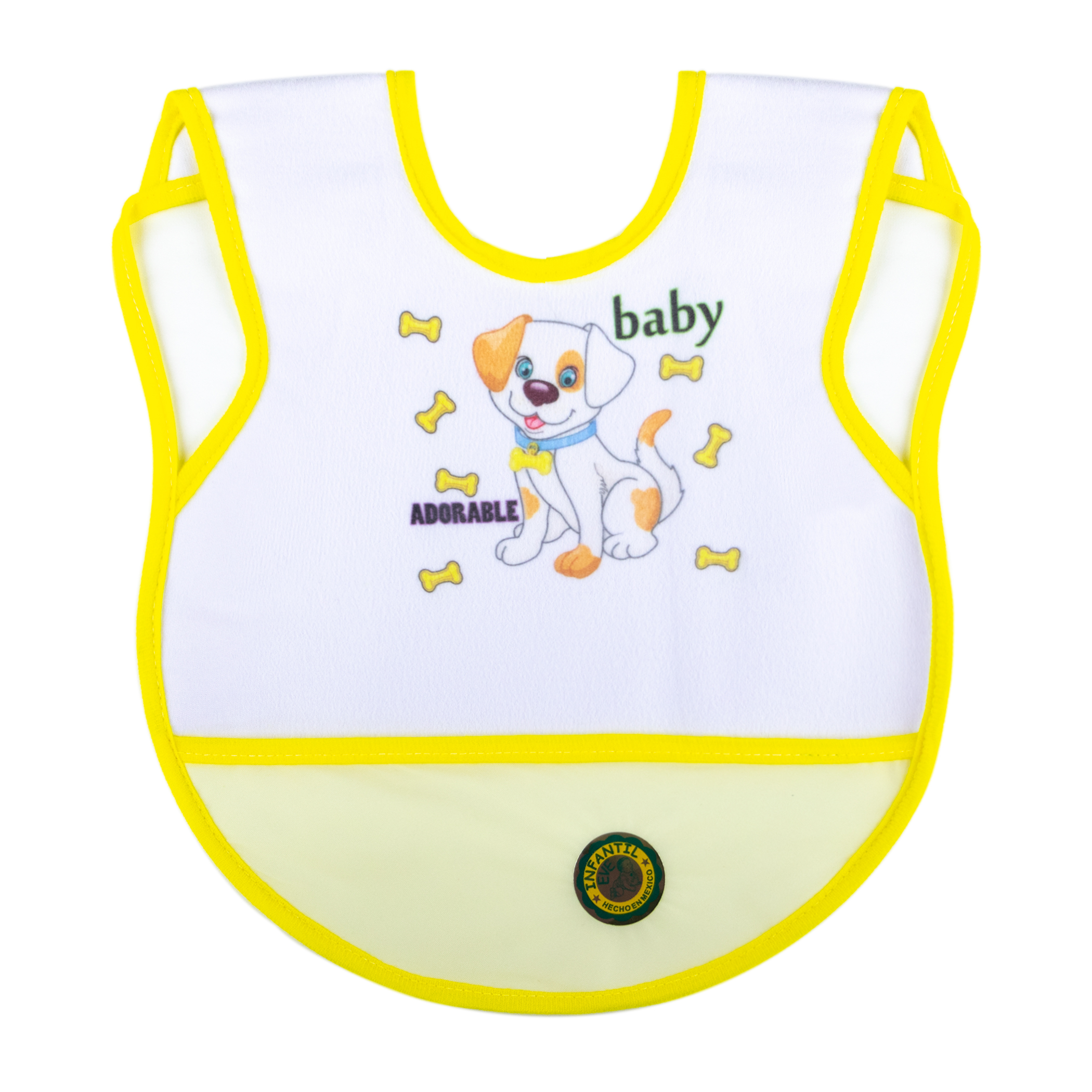 Baberos Impermeables Tipo Mandil Para Bebe Unisex 12 Piezas