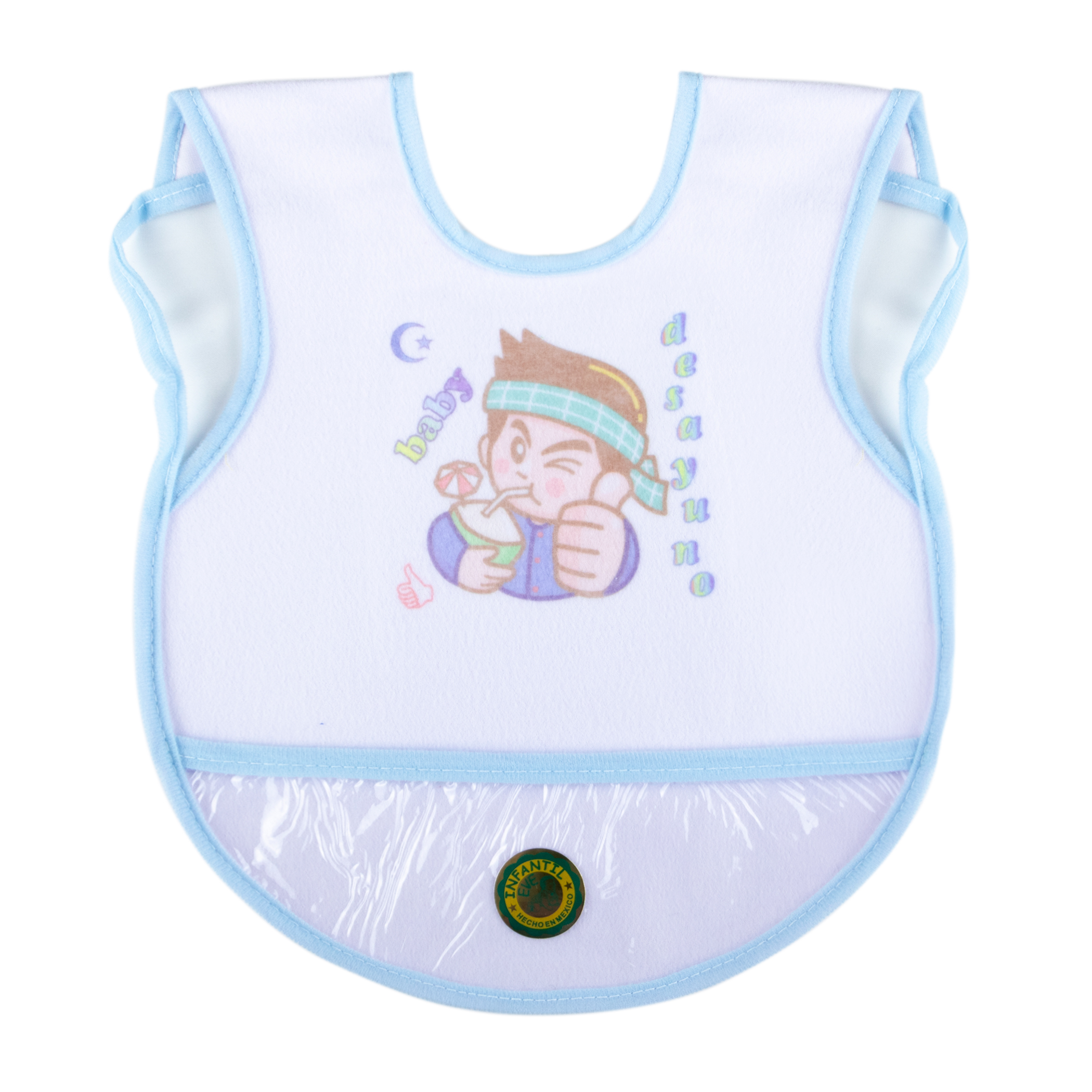 Baberos Impermeables Tipo Mandil Para Bebe Unisex 12 Piezas