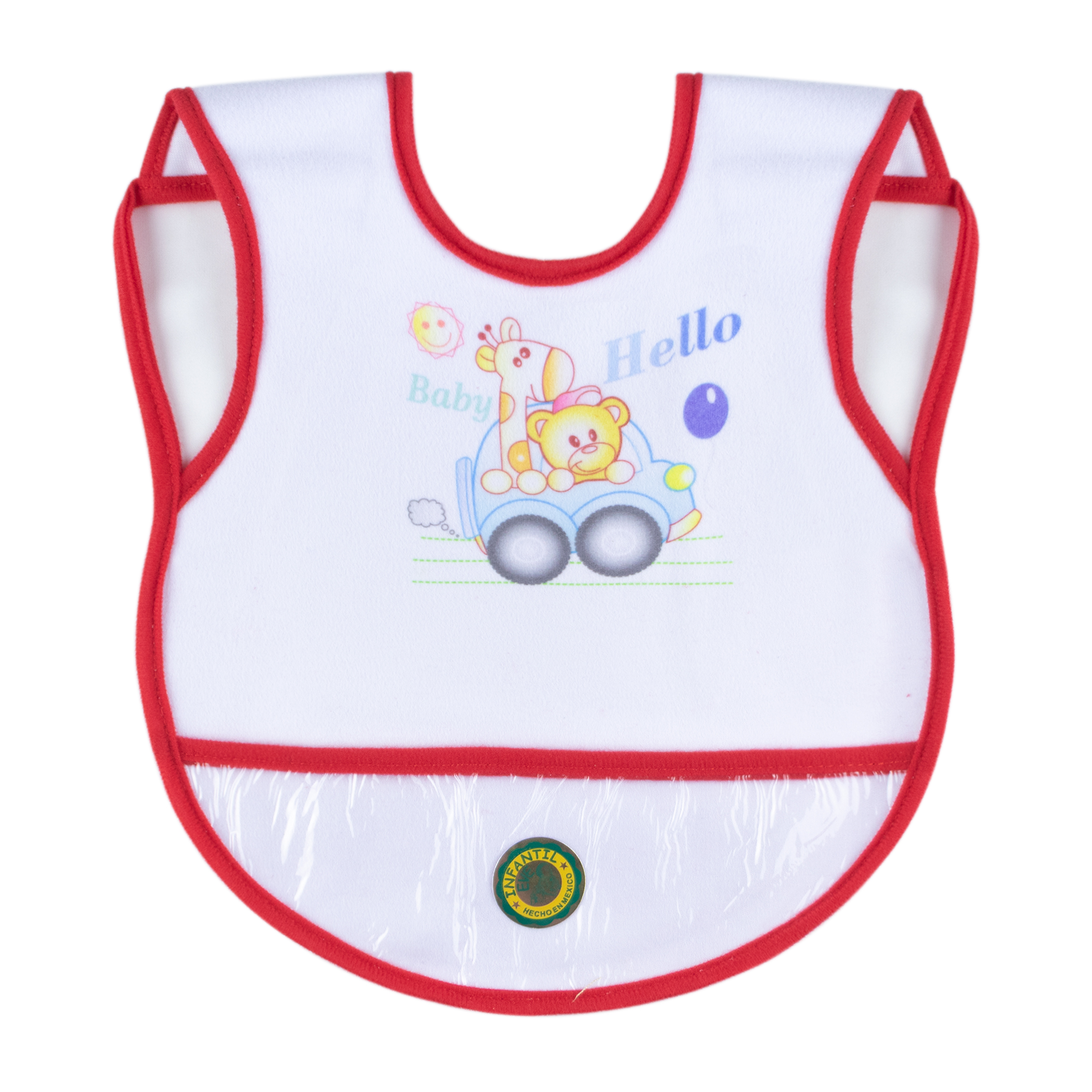 Baberos Impermeables Tipo Mandil Para Bebe Unisex 12 Piezas