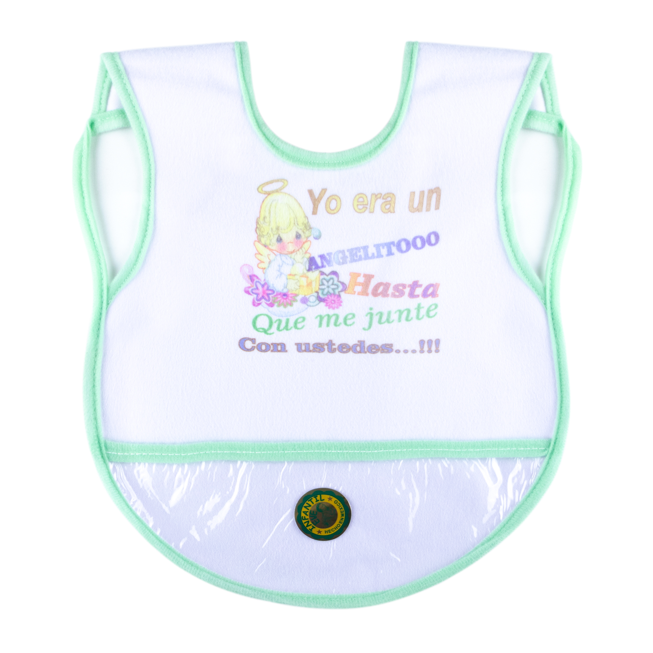 Baberos Impermeables Tipo Mandil Para Bebe Unisex 12 Piezas