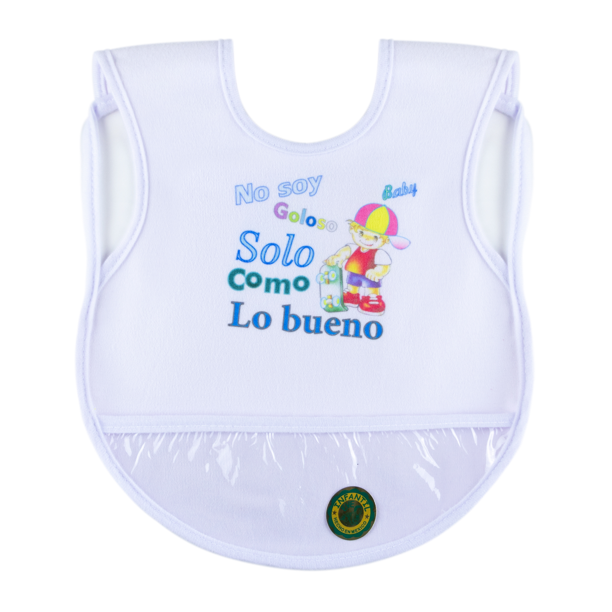 Baberos Impermeables Tipo Mandil Para Bebe Unisex 12 Piezas