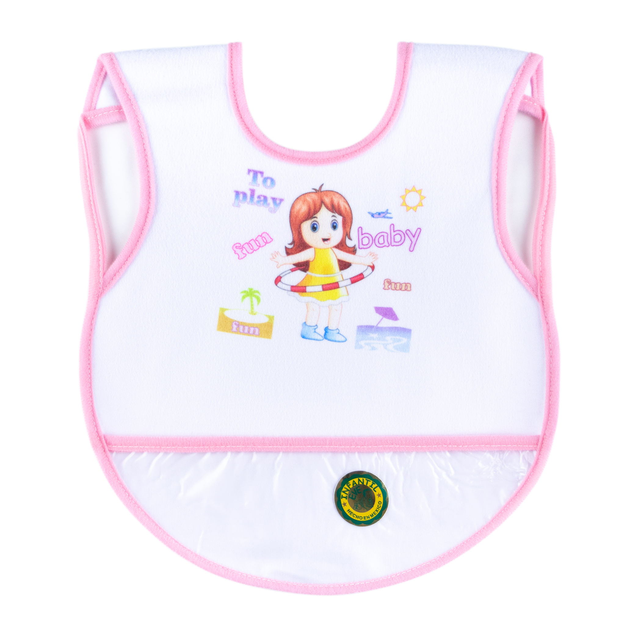 Baberos Impermeables Tipo Mandil Para Bebe Unisex 12 Piezas