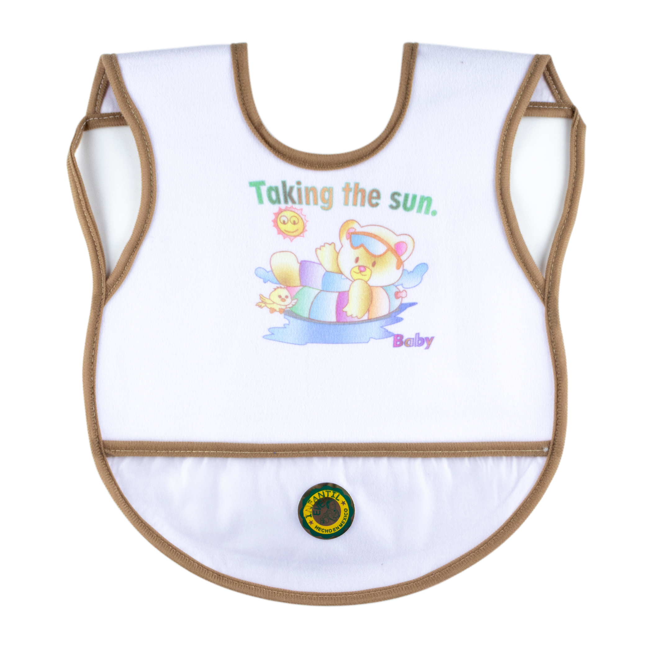 Baberos Impermeables Tipo Mandil Para Bebe Unisex 12 Piezas