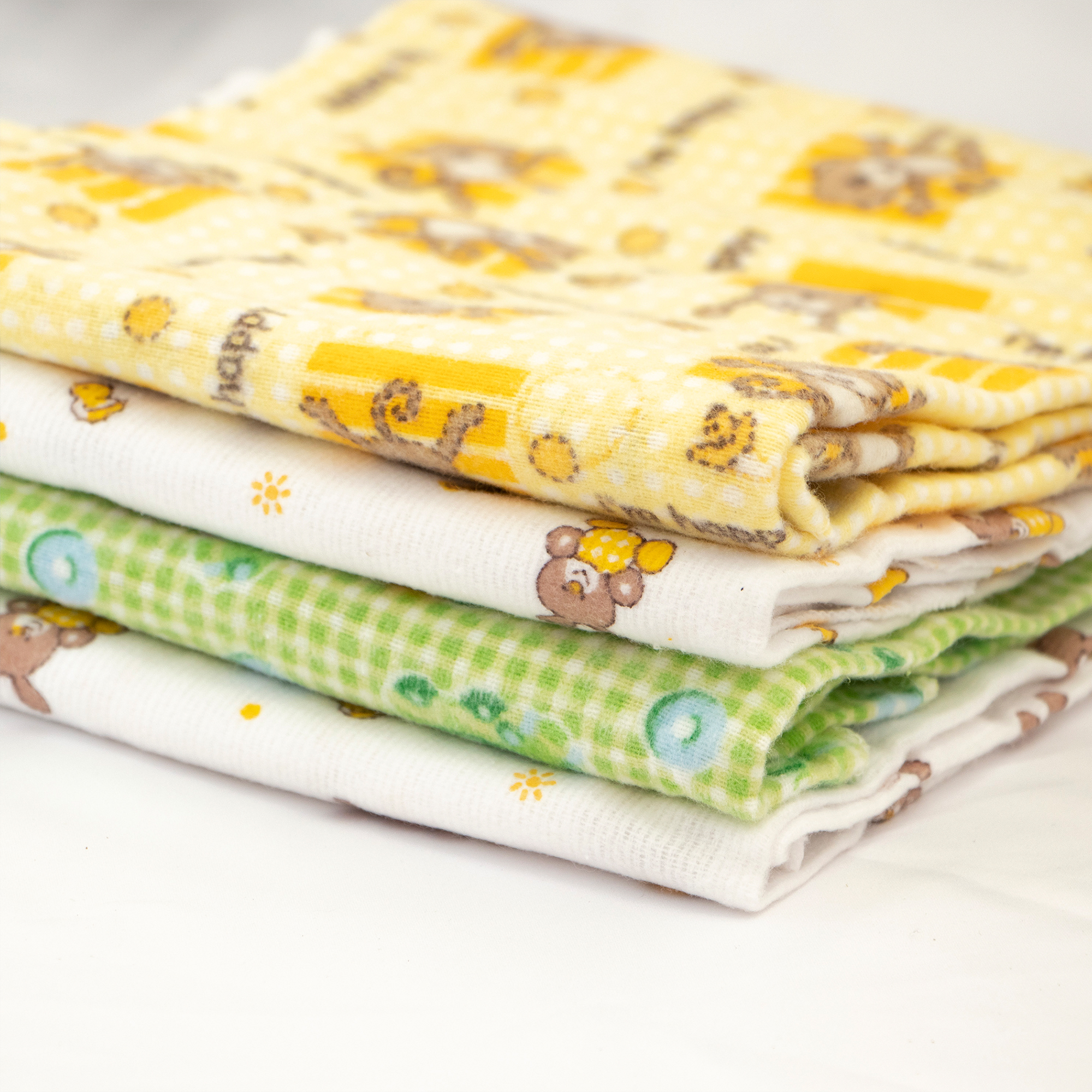 Sabanas Recién Nacido Con 4 Piezas En Algodón