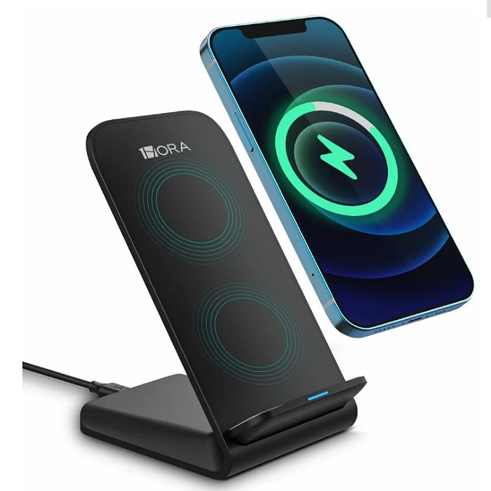 Cargador Inalámbrico Qi Carga Rápida 10w Ip/sa Etc 1 Hora