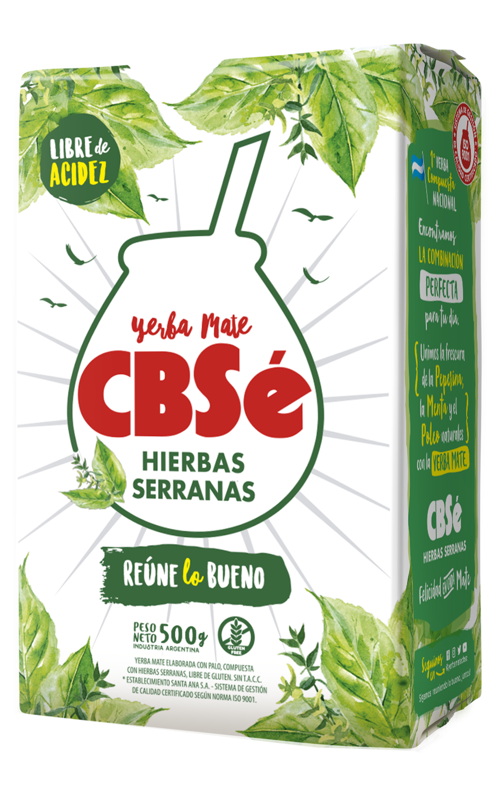 Yerba Mate Cbsé Hierbas Serranas 500 g.