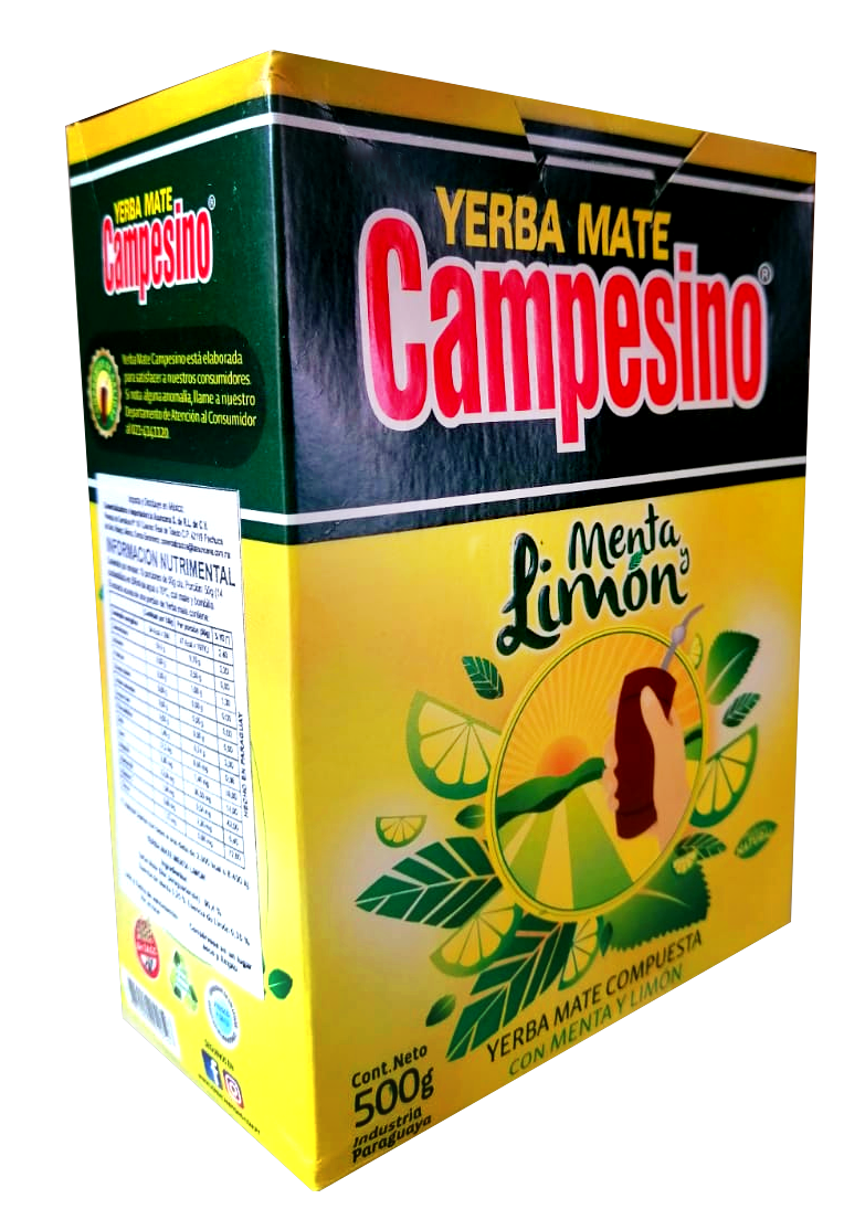 Yerba Mate Campesino Menta y Limón 500 g