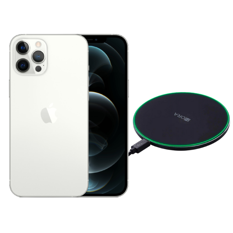 iPhone 12 Pro Max Plata Reacondicionado Grado A 256gb + Cargador