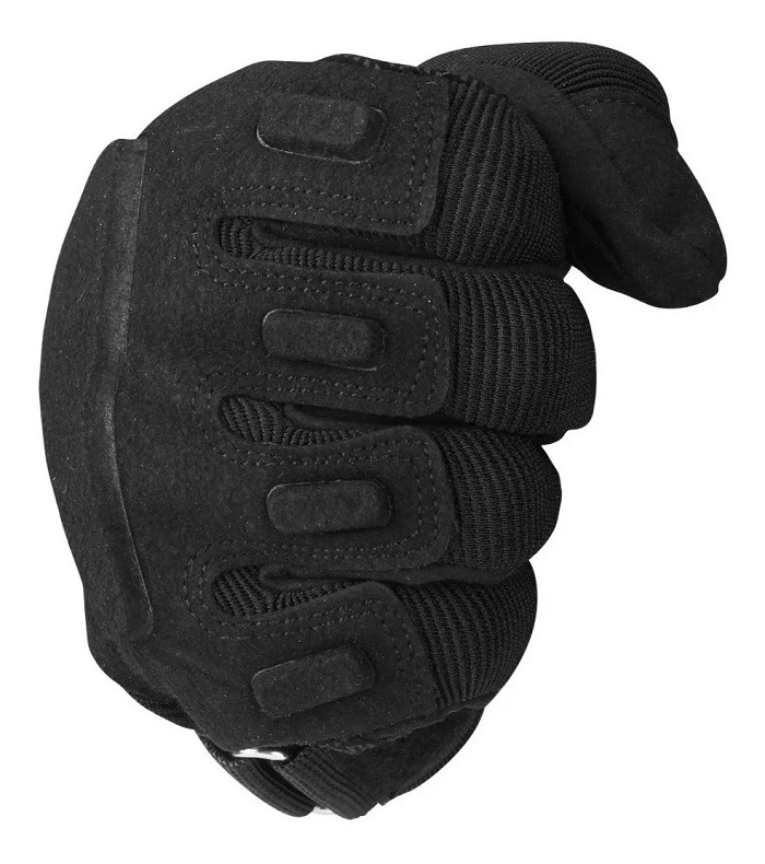 Guantes Tacticos  Para Moto y Deportes Negro Talla XL