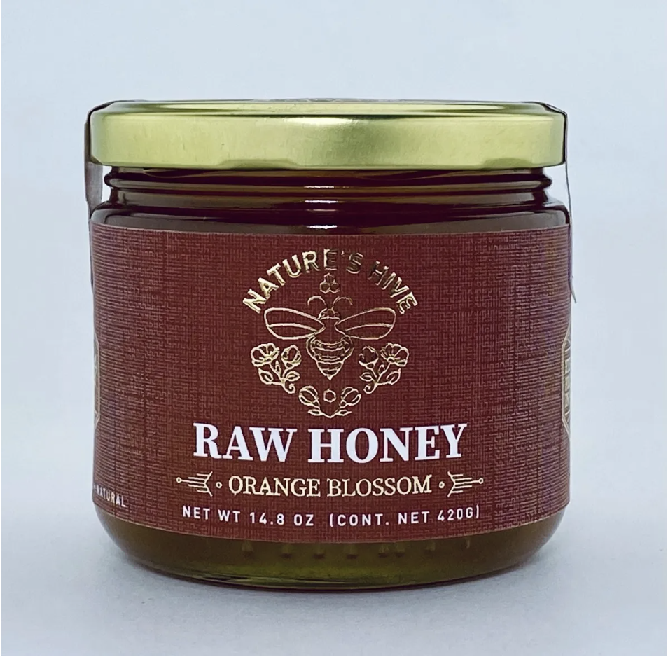 Miel De Abeja 100% Pura Y Gourmet Sabor Naranjo.