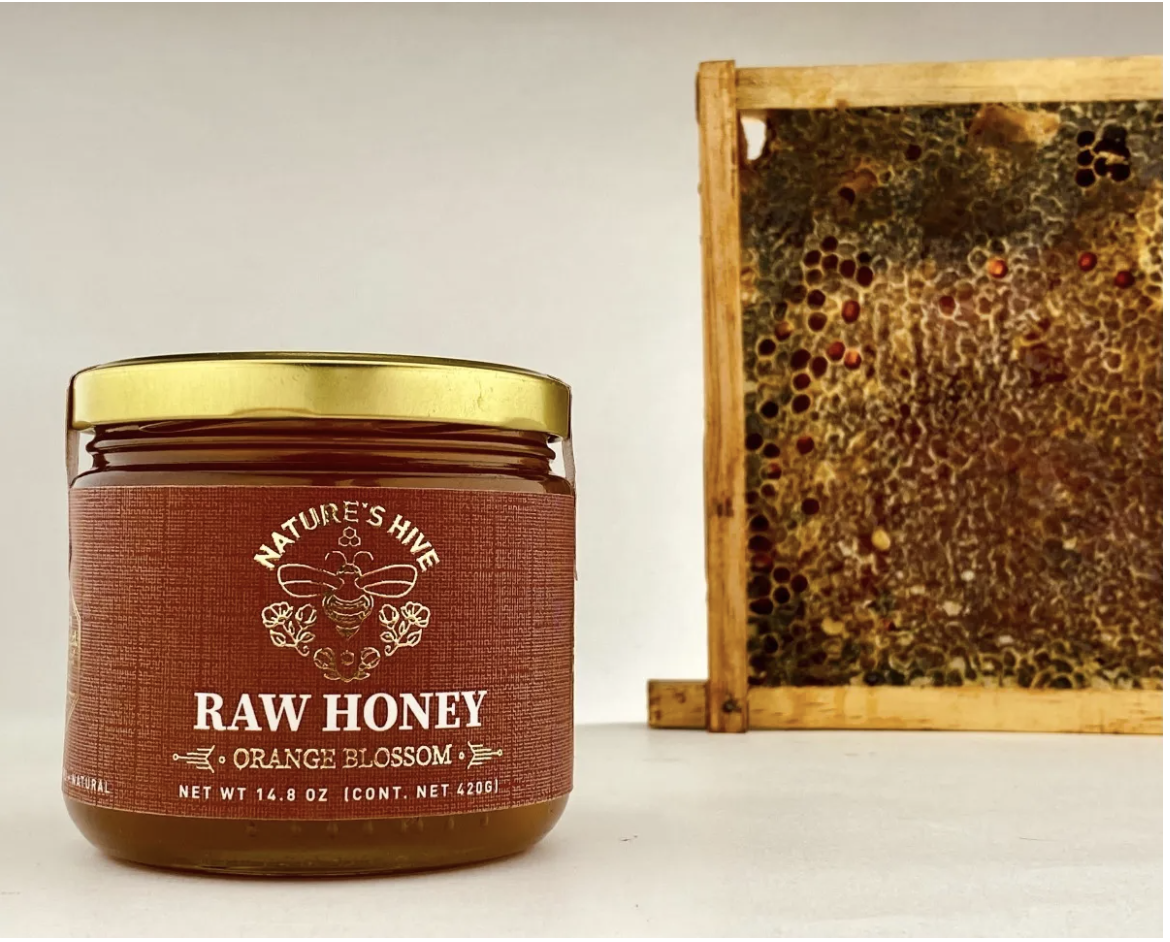 Miel De Abeja 100% Pura Y Gourmet Sabor Naranjo.