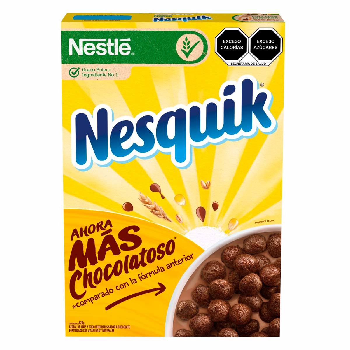 Cereal nesquik de Nestle' mas chocolate