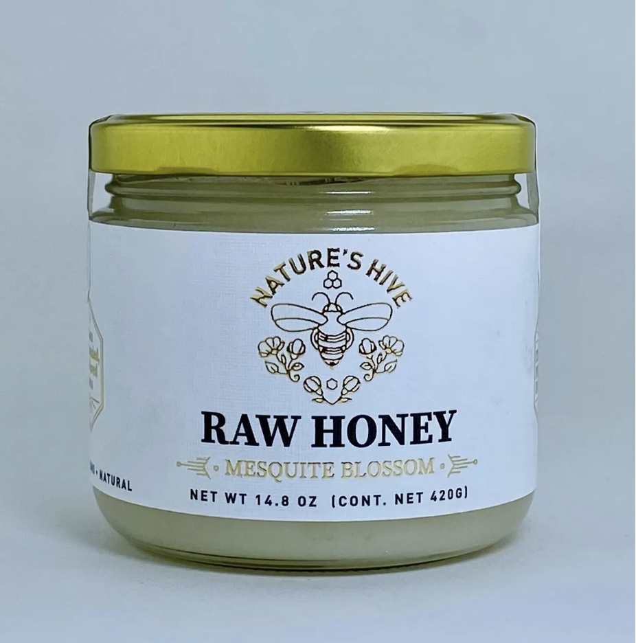 Miel De Abeja 100% Pura Y Gourmet Sabor Mezquite.