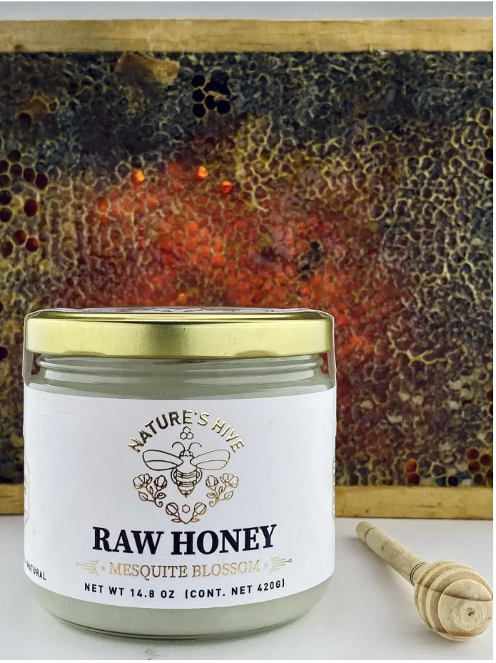 Miel De Abeja 100% Pura Y Gourmet Sabor Mezquite.