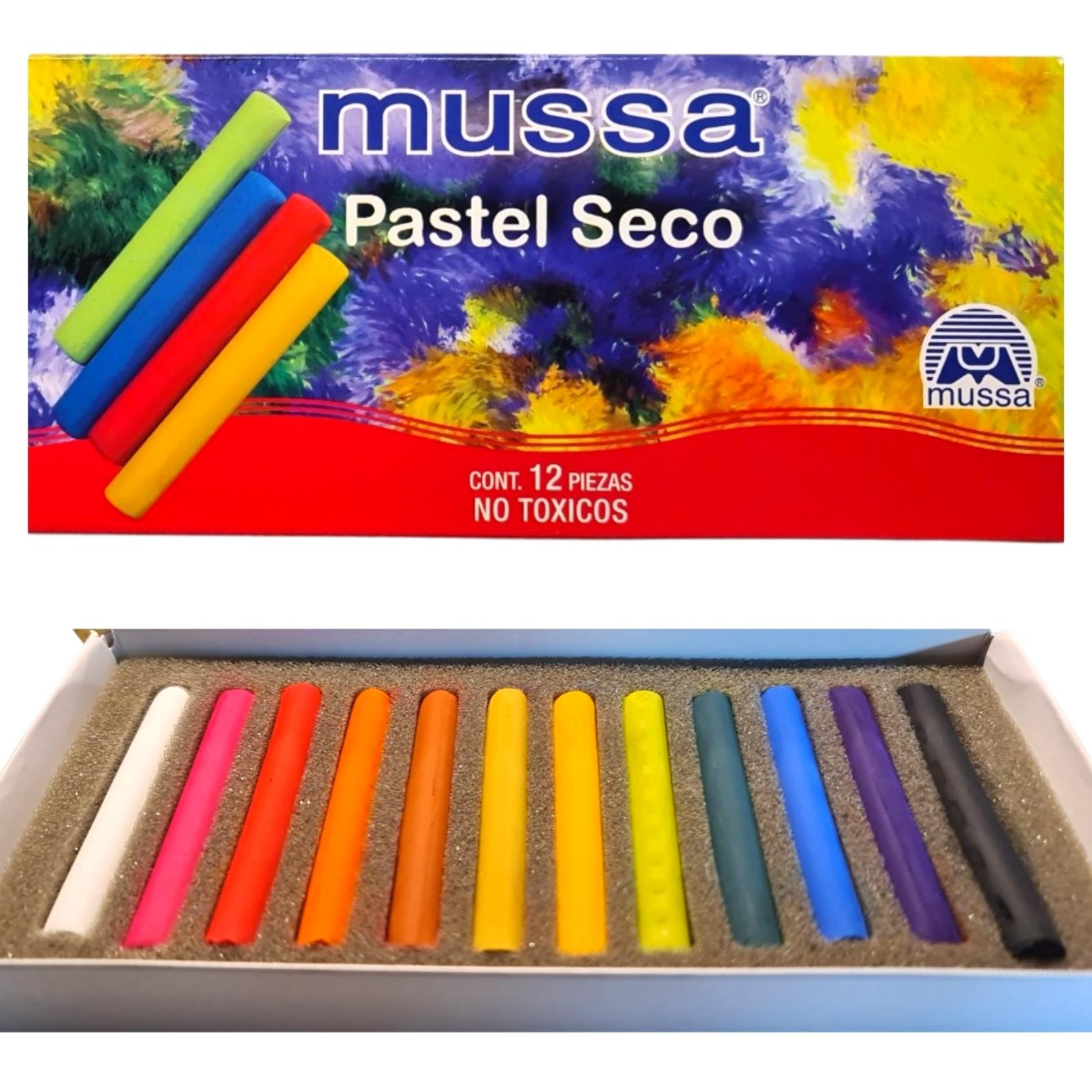 Gises Pastel c/12 colores. Estuche Especial Escolar Caja c/12 Colores