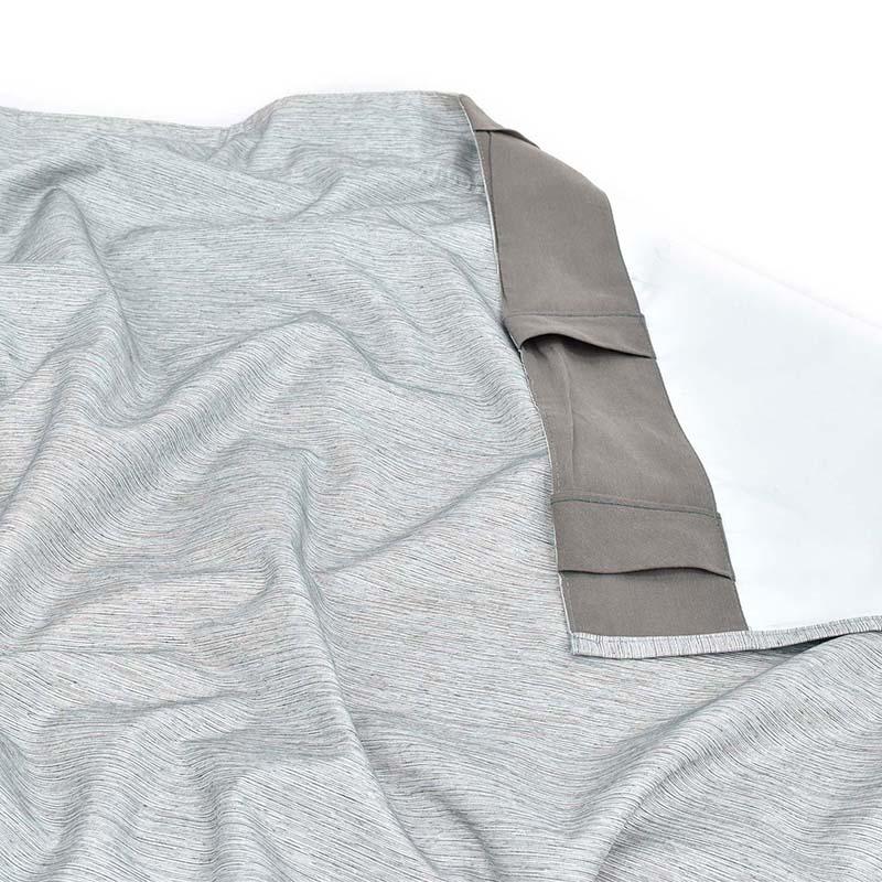 Cortinas Blackout Ravenna Platino Larga - Vianney