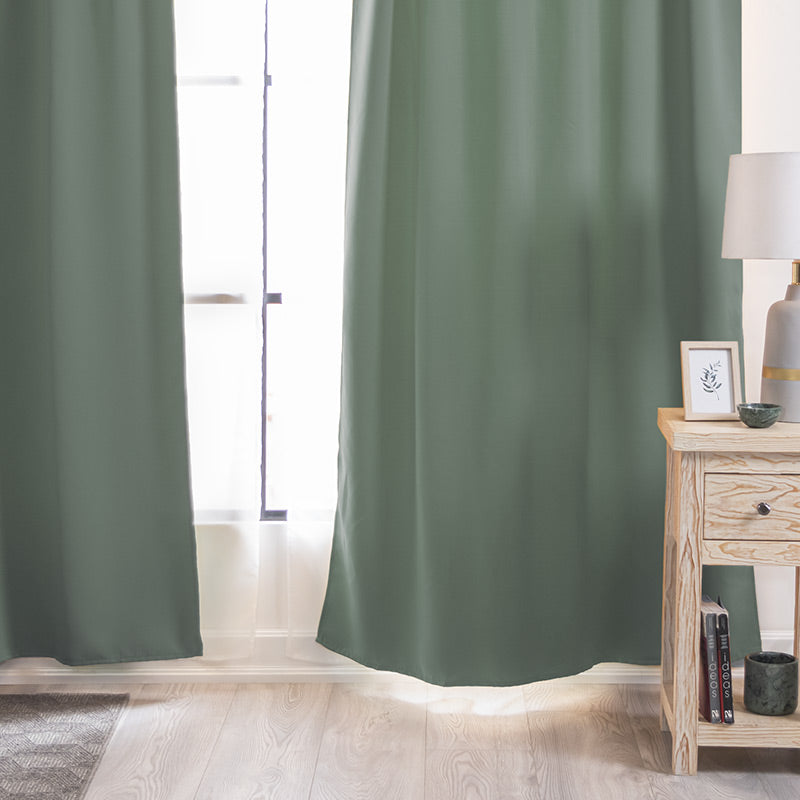 Cortina Blackout Catania Verde Larga - Vianney 