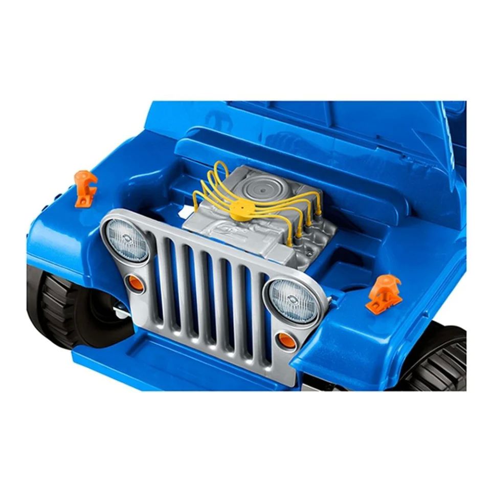 Fisher-Price Power Wheels, Hot Wheels Jeep Wrangler, Vehículo Montable para niños de 18 meses en adelante