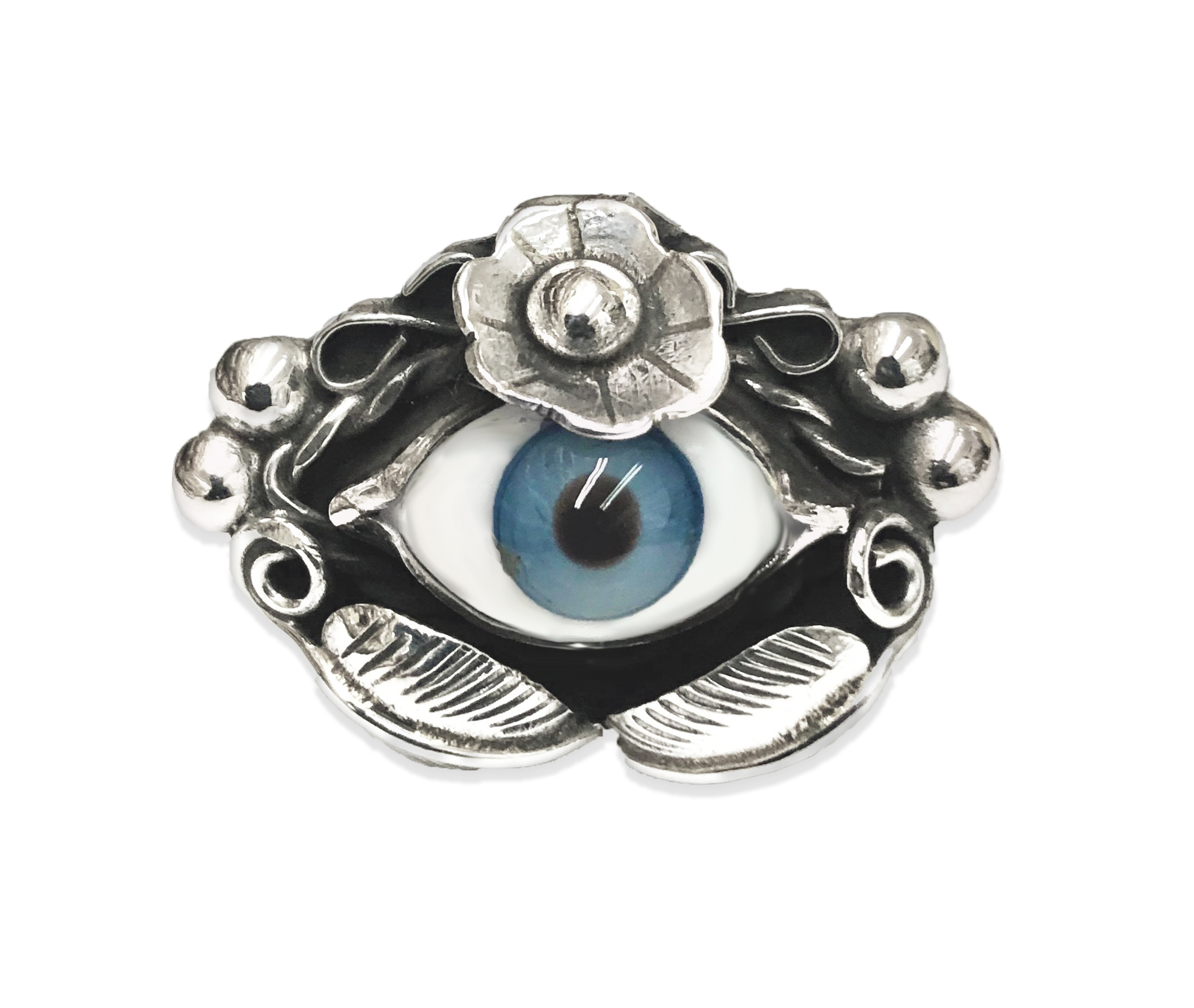 Anillo Ojo Turco Naturaleza e Infinitos en Plata .925