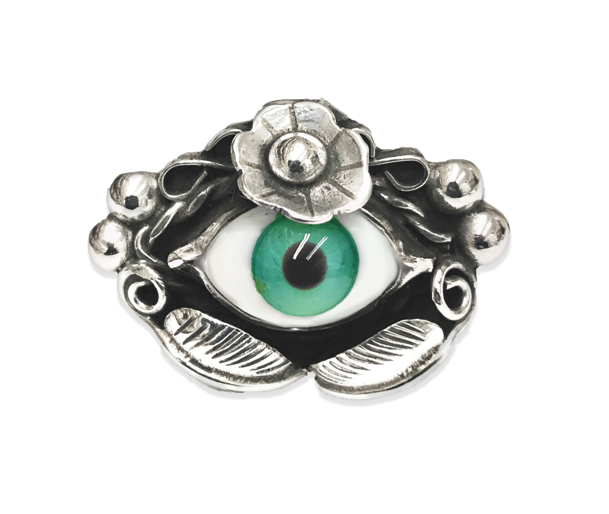 Anillo Ojo Turco Naturaleza e Infinitos en Plata .925