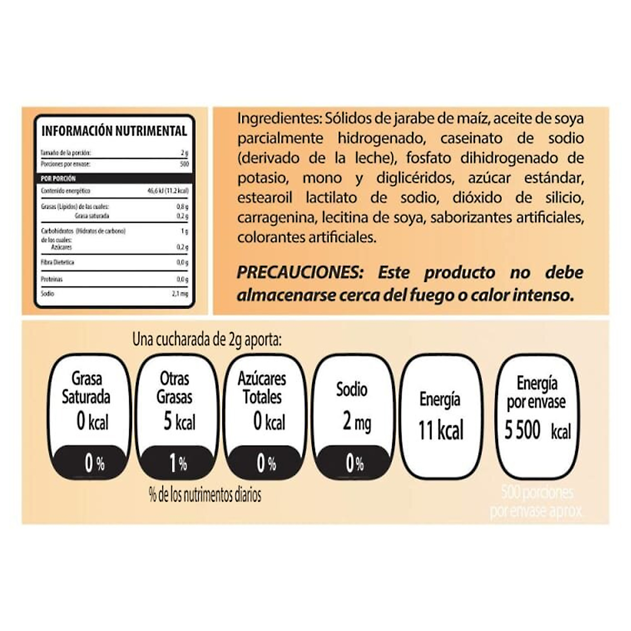 Sustituto De Crema Member's Mark En Polvo Para Café 1 Kg
