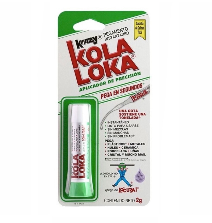 Pegamento instantáneo Kola Loka pack con 11 pzs.