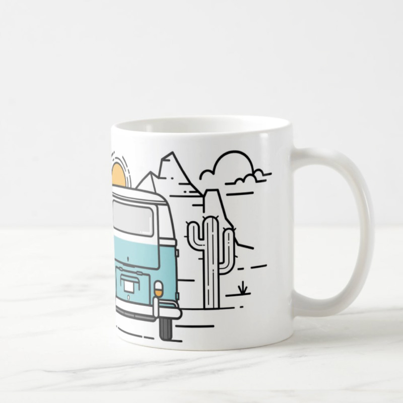Taza VW retro, Volkswagen BUS, Combi