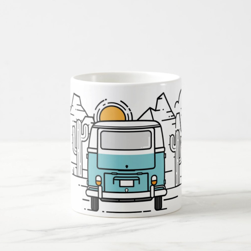 Taza VW retro, Volkswagen BUS, Combi