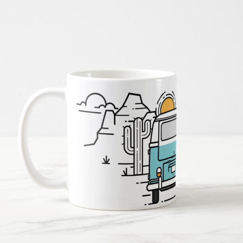 Taza VW retro, Volkswagen BUS, Combi