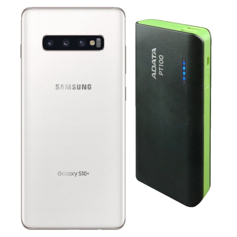 Samsung S10 Plus Blanco Reacondicionado Grado A 128gb + Power Bank 10,000mah