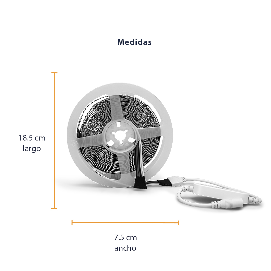 2 Pack Tira Led RGB Exterior 5M WiFi  Alexa Google Tecnolite