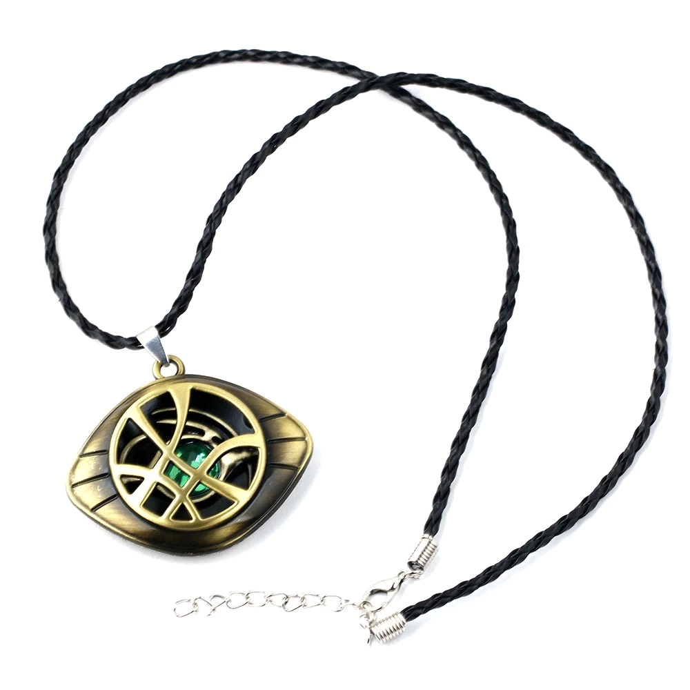Collar de Doctor Strange ojo de Agamotto de metal
