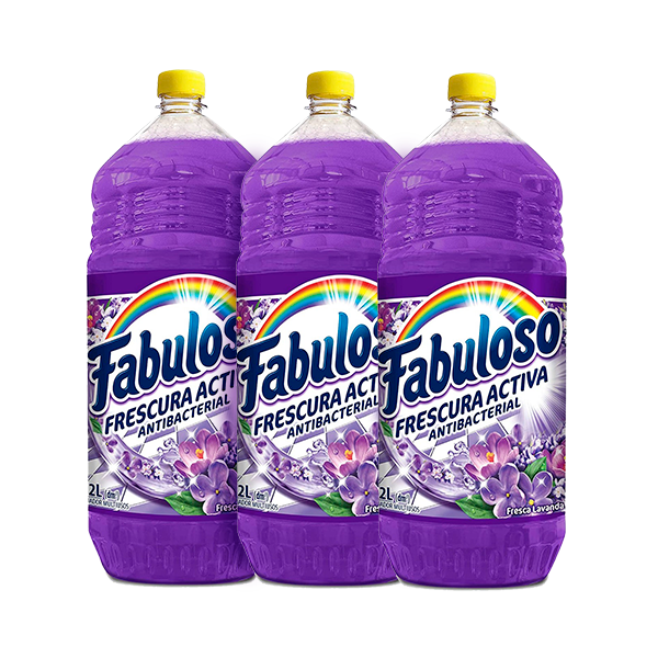 Limpiador Multiusos Fabuloso Frescura Lavanda 2L c/u - Pack De 3
