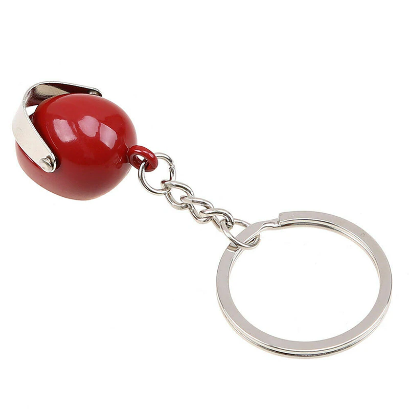 Llavero de Casco para Moto de Metal	