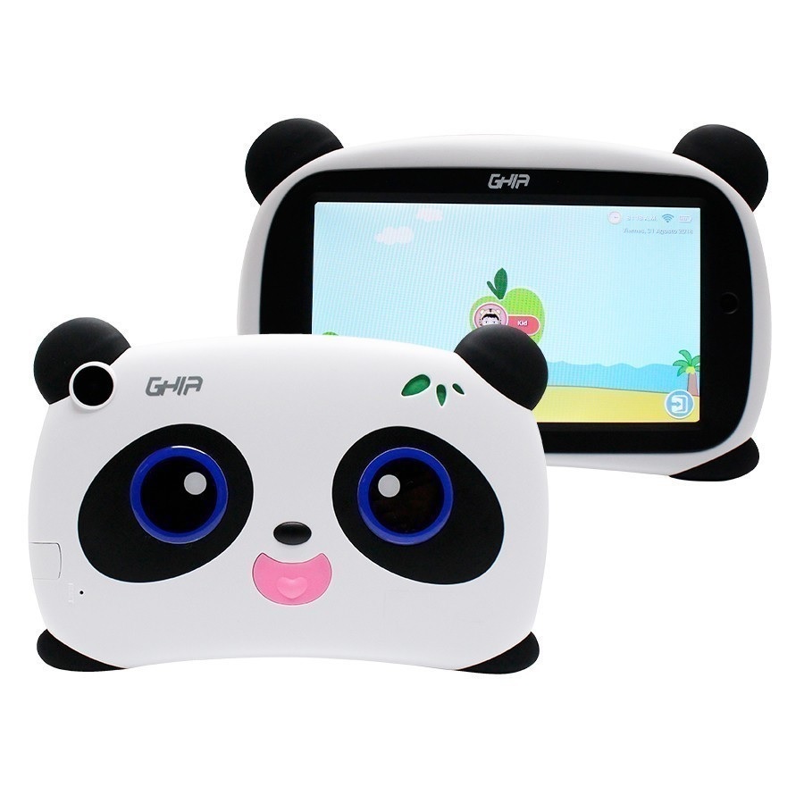 Tablet GHIA Kids Panda 7 Pulgadas A50 Quadcore, 1GB RAM 16GB Almacenamiento Android 9 GPND133A