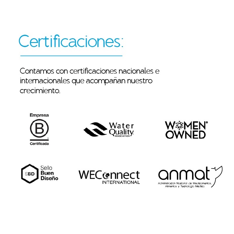 Purificador De Agua AS Plus + 2 Filtros Extra Elimina Arsénico Cloro