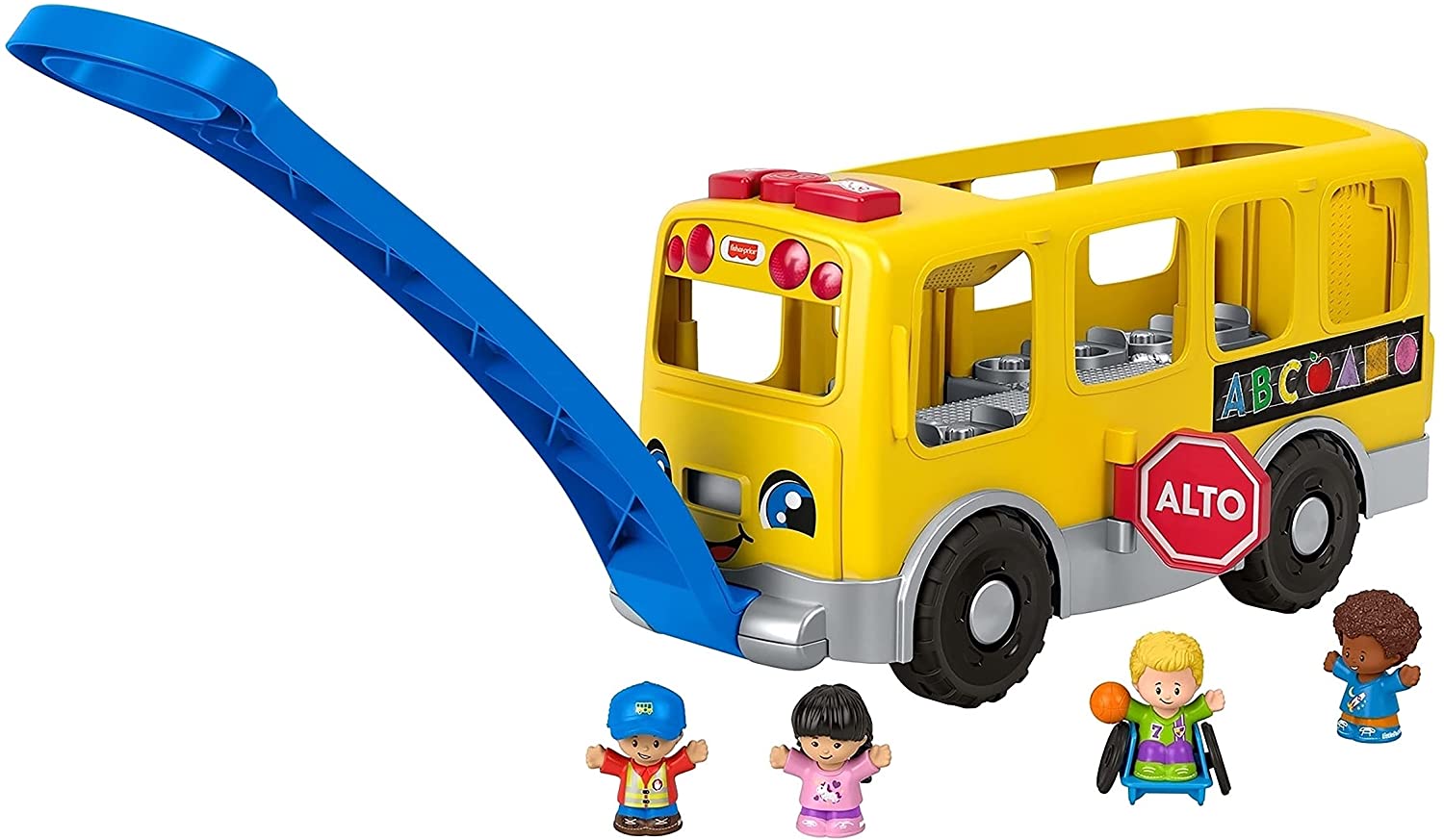  Little People Gran Camión Escolar Haciendo Nuevos Amigos