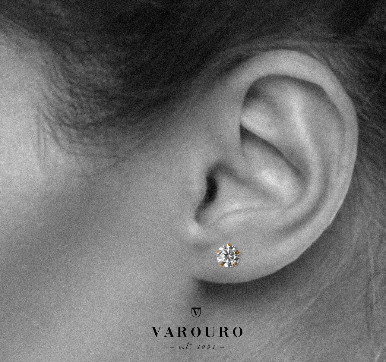 ARETES | BROQUELES ORO SÓLIDO 14K DIAMANTE MOISSANITA 2.0CT