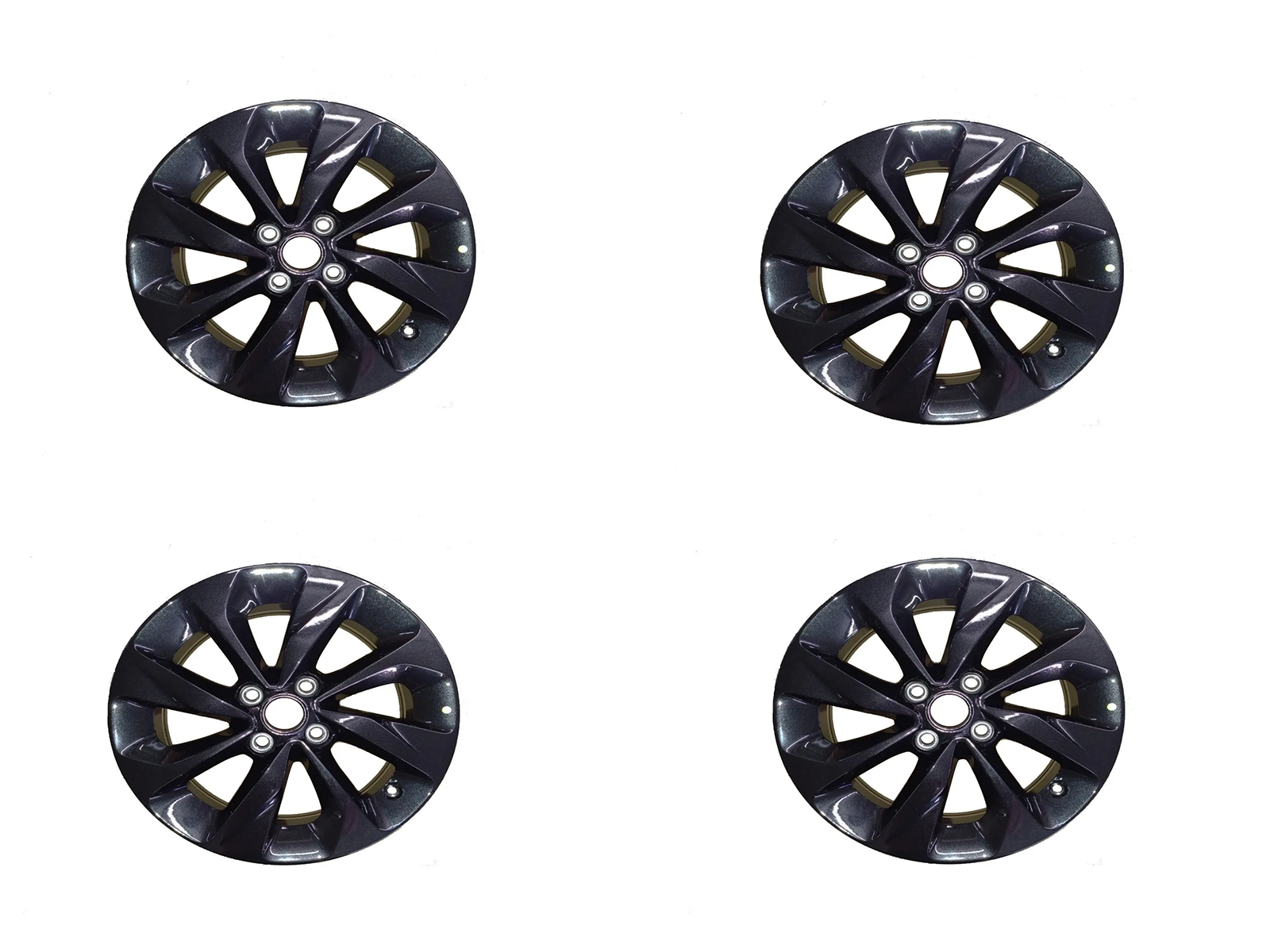 4 Rines Aluminio 15" Silvergrey Gm Para Onix/Aveo/Beat/Spark/Sonic
