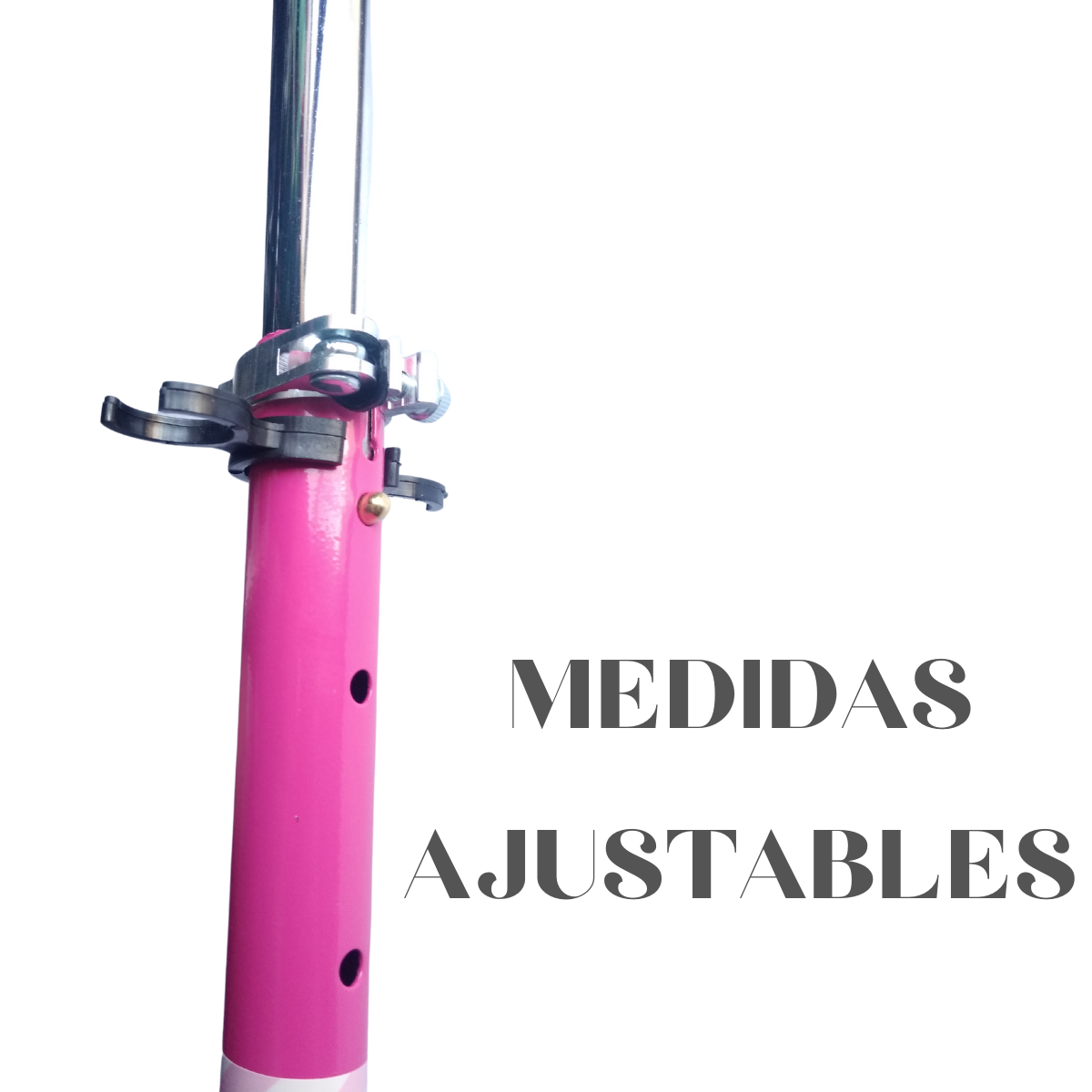 Scooter Plegable Hello Kitty Ajustable De 3 Ruedas Con Luz