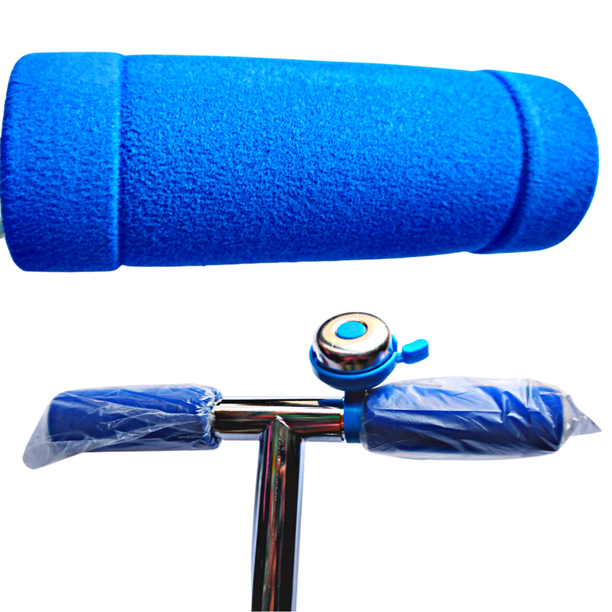 Scooter Patín Del Diablo Plegable Azul De 3 Ruedas