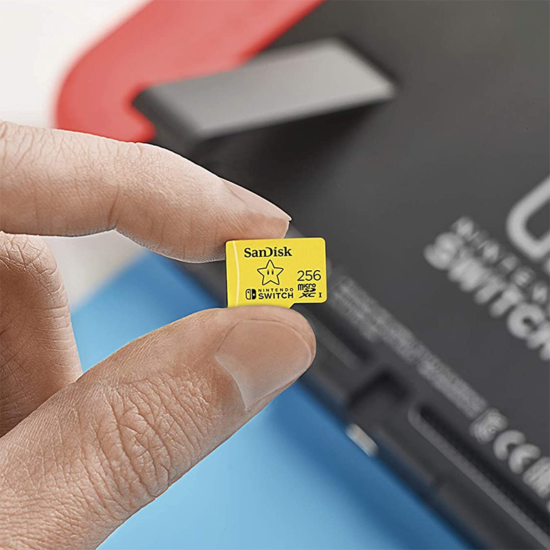 Memoria Micro SD 256GB Sandisk Nintendo SDSQXAO-256G-GNCZN
